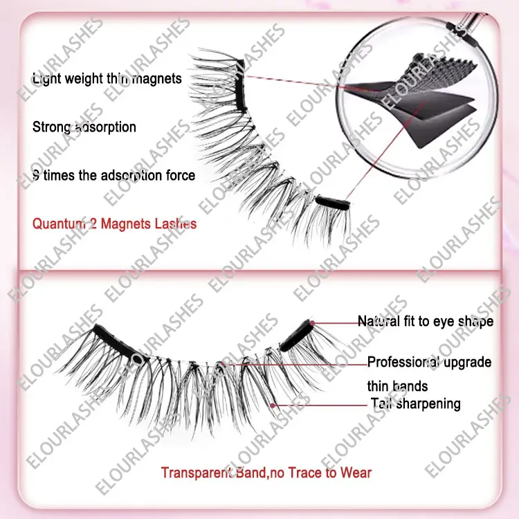 2025 newest 8D soft quantum magnetic eyelashes EE02