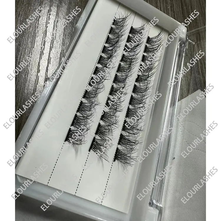 DIY eyelash extensions clusters at home EM130